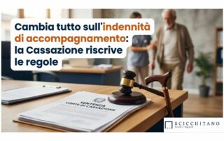 indennità di accompagnamento novità cassazione studio scicchitano