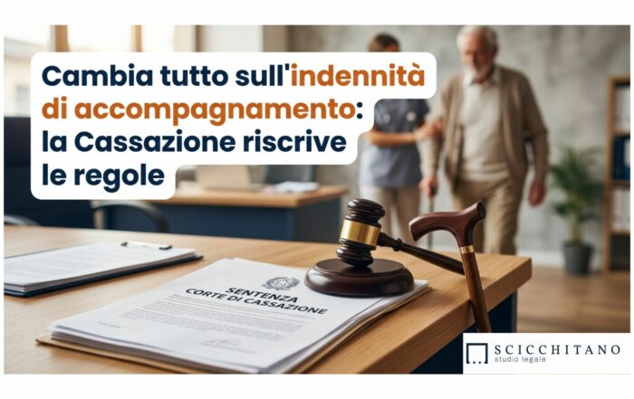 indennità di accompagnamento novità cassazione studio scicchitano