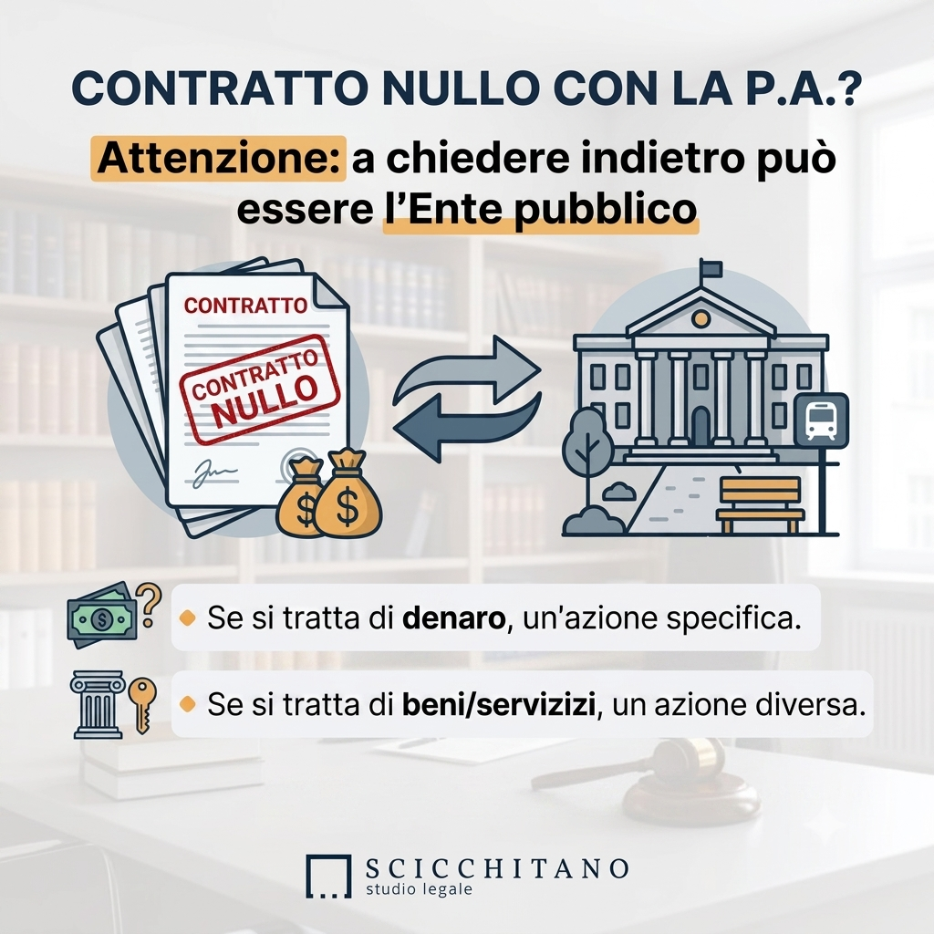 contratto nullo con pubblica amministrazione
