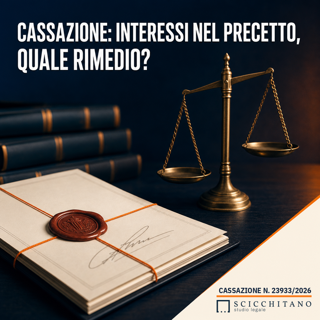 interessi nel precetto secondo la Cassazione