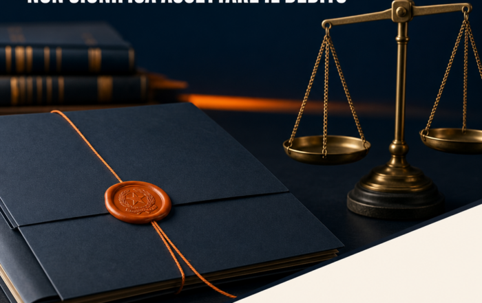 chiedere rateizzazione non significa accettare il debito